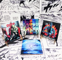 Quadro Azulejo Personalizado de Cerâmica 15x15 cm e Suporte Iron Maiden Banda de Rock MOD 18 na internet