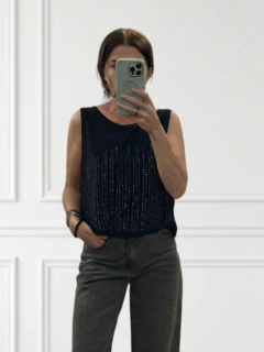 MUSCULOSA TACHITAS VIOLET BLACK - UPHILL STORE