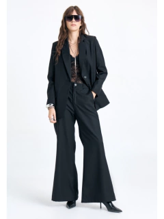 PANTALON SASTRERO WIDE LEG STELLA BALSA NEGRO - comprar online