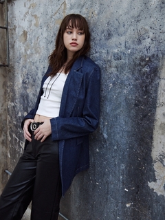 Imagen de BLAZER OVER DENIM INDIGO BLUE