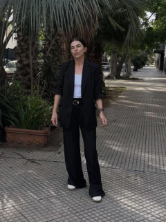 BLAZER RECTO SASTRERO RAYA FINA - comprar online