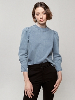 BLUSA DENIM BLOOM - comprar online