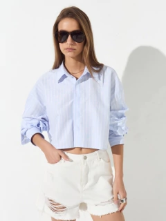 CAMISA CROP STRIPE - comprar online