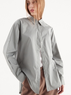CAMISA BASICA POPLIN GREY - comprar online