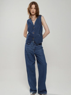 CHALECO OVER DENIM TALLE S ST MARIE Promo sin cambio - comprar online