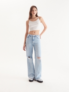 JEAN WIDE LEG ANISTON BROKEN LIGHT BLUE en internet