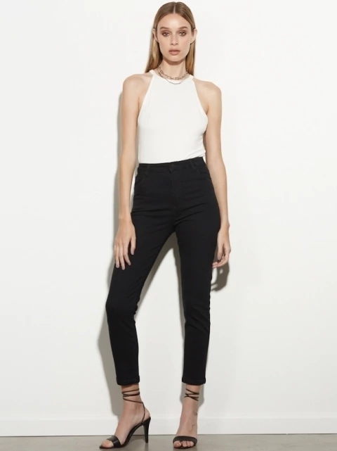 JEAN HIGH BLACK TALLE 32 - comprar online