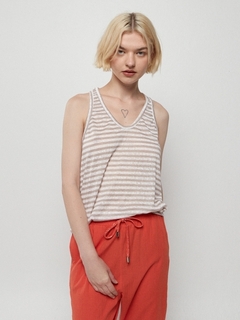 MUSCULOSA SARA STRIPE BEIGE ST MARIE Promo sin cambio - comprar online