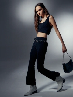 PANTALON BLUFFY LUREX TALLE XS|S - tienda online