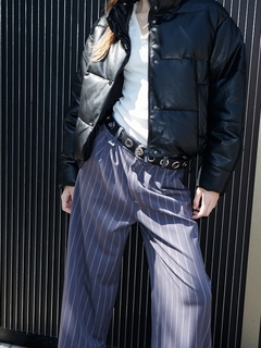 PANTALON WIDE LEG STRIPED - tienda online