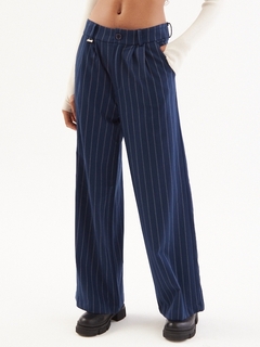 PANTALON WIDE LEG STRIPED