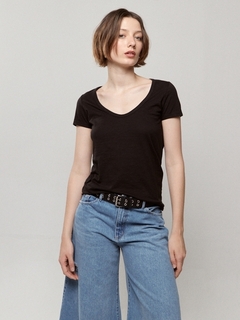 REMERA BASICA PLUMA BLACK
