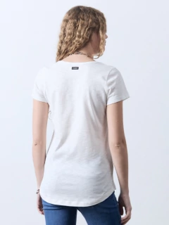 REMERA BASICA PLUMA WHITE - tienda online