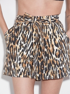 SHORT SASTRERO LEOPARDO - comprar online