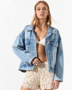 CAMPERA DENIM LAVADO NEVADO - comprar online