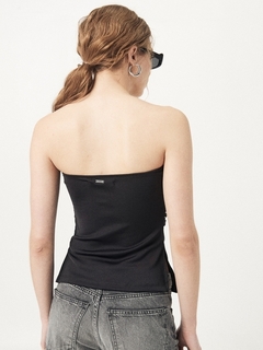 STRAPLESS DRAPEADO BLACK - comprar online