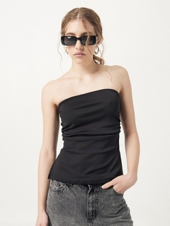 STRAPLESS DRAPEADO BLACK