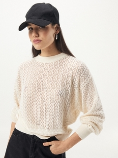 SWEATER CALADO MAUDE BLACK - comprar online