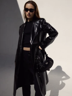 TAPADO CROCO LONG BLACK MORRISON TALLE L