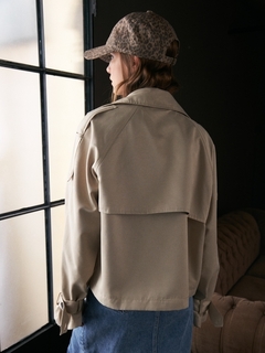TRENCH SIENNA NEGRO - tienda online