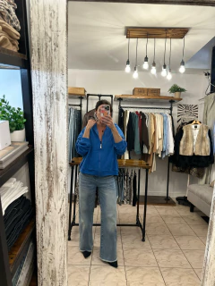 BUZO OVER CON CIERRE RUSTIC0