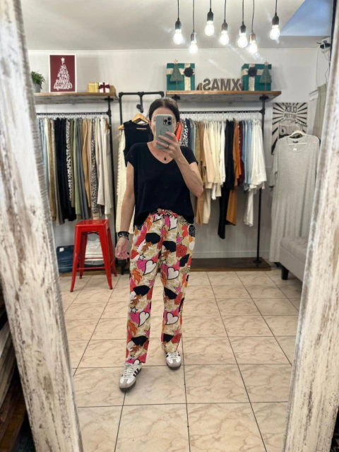 BABUCHA ROSES Fondo Beige