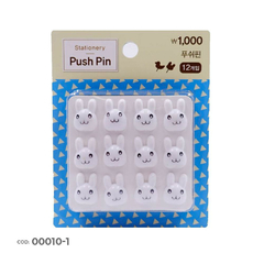 Push pin chinche conejos