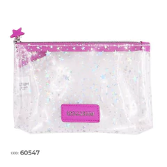 Porta cosmetico / cartuchera transparente Estrellas - Flop! tiendita de diseño
