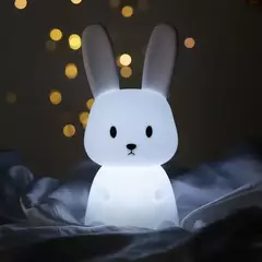 Lamparita luz de noche silicona conejo orejas - comprar online