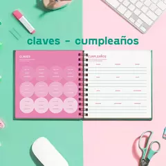 Agenda 2026 semanal CUADRADA chimi Valle encantado (montañas y rio) - tienda online