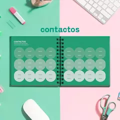 Agenda 2026 semanal CUADRADA chimi La dolce vita (moño cerezas) - Flop! tiendita de diseño