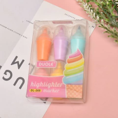 mini resaltador fibron candy helado - comprar online