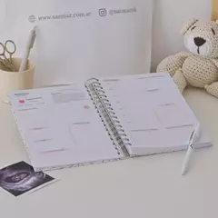 Agenda de embarazo marmol - comprar online