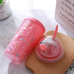 Vaso con orejitas y sorbete - comprar online