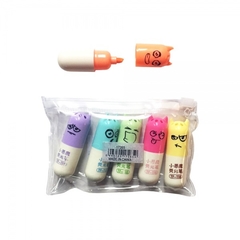Set x6 resaltadores pildora diablitos - comprar online