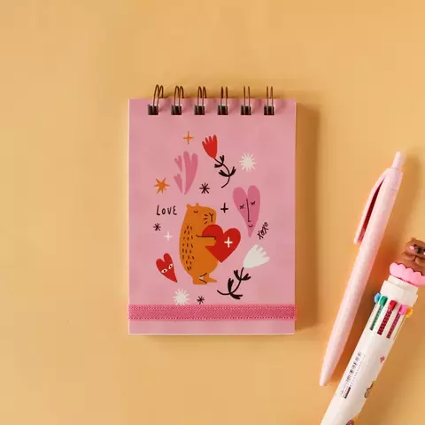 libreta anillada chica (A6) capibara