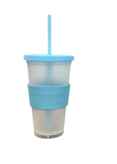 Vaso eco translucido con sorbete - tienda online
