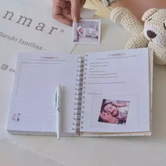 Agenda de embarazo marmol - tienda online