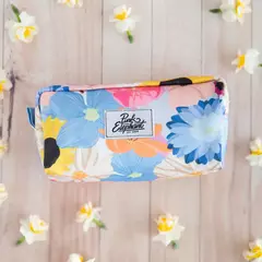 Cartuchera simple flores lilas - comprar online