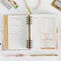 Imagen de Agendas Atemporal Floreada