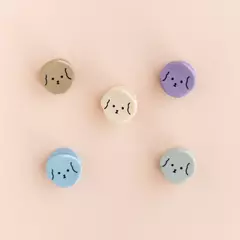 set x5 broches perritos