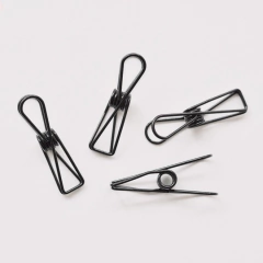 Clip monoblock GRANDES negro x4