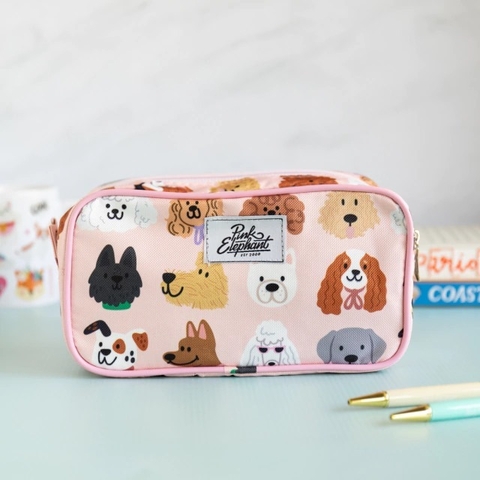 Cartuchera doble perritos