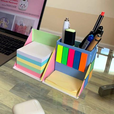 Organizador de escritorio cubo