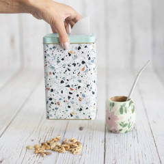 Yerbera alta terrazo - comprar online