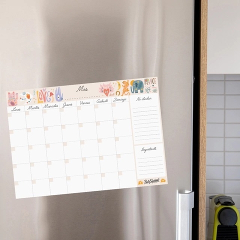 Planner 12 hojas elefante