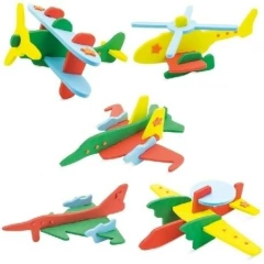 avión para armar de goma Eva - comprar online