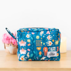 bolsito neceser pink elephant LOVE AZUL