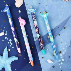 Lapicera borrable animales marinos en internet