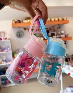 Botella infantil animales celeste - comprar online